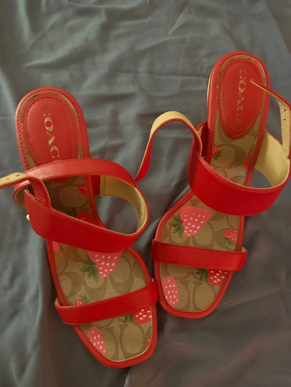 Adorable Coach 70mm heels - Picture 2 of 4